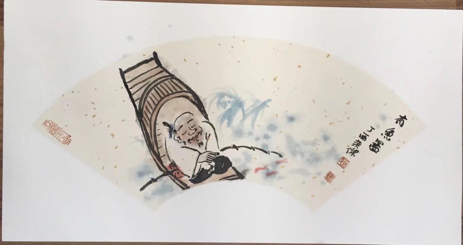 宋荣杰国画作品《荷花》【图4】