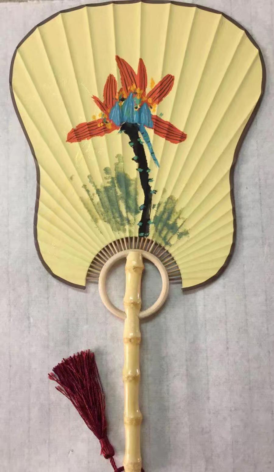 宋荣杰国画作品《荷花》【图0】