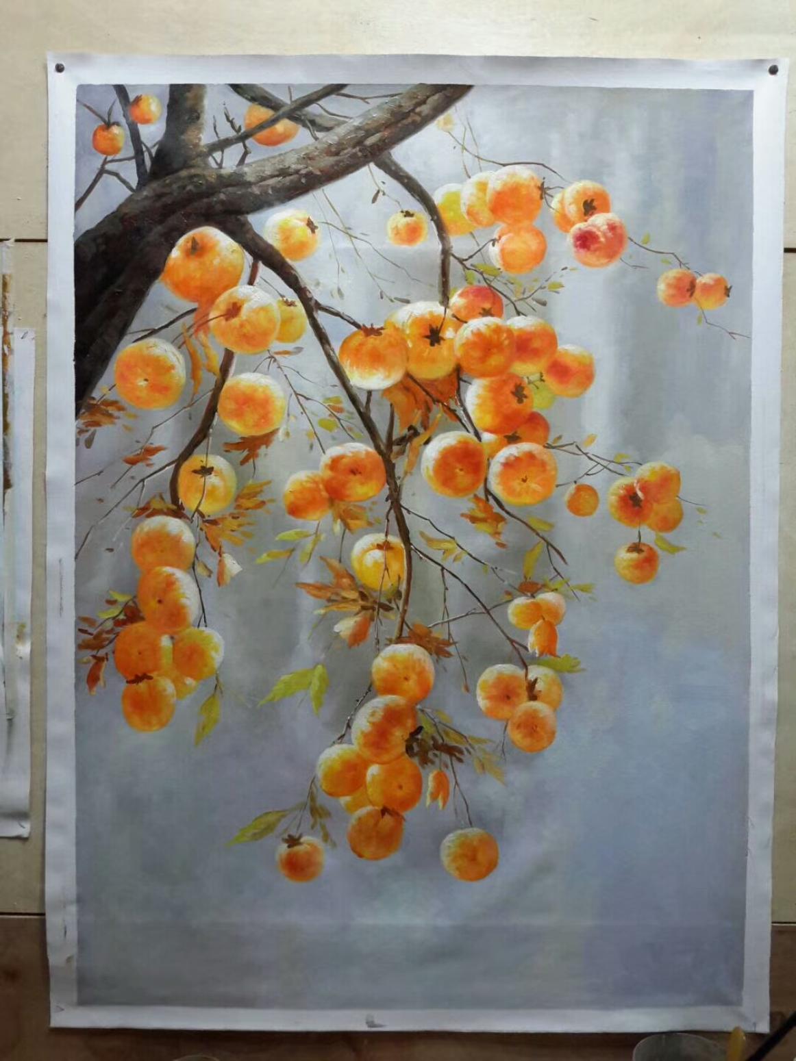 甘佑红油画作品《喜事连连》【图0】