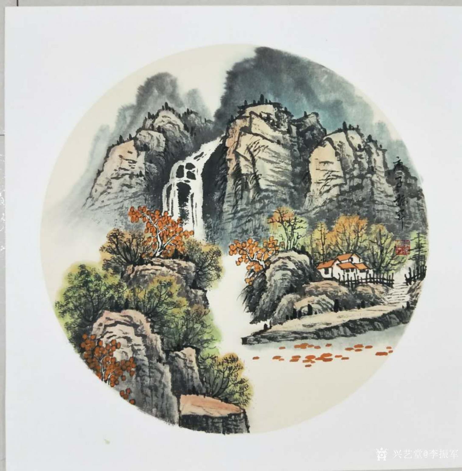 李振军国画作品《仿古山水(2)》【图0】