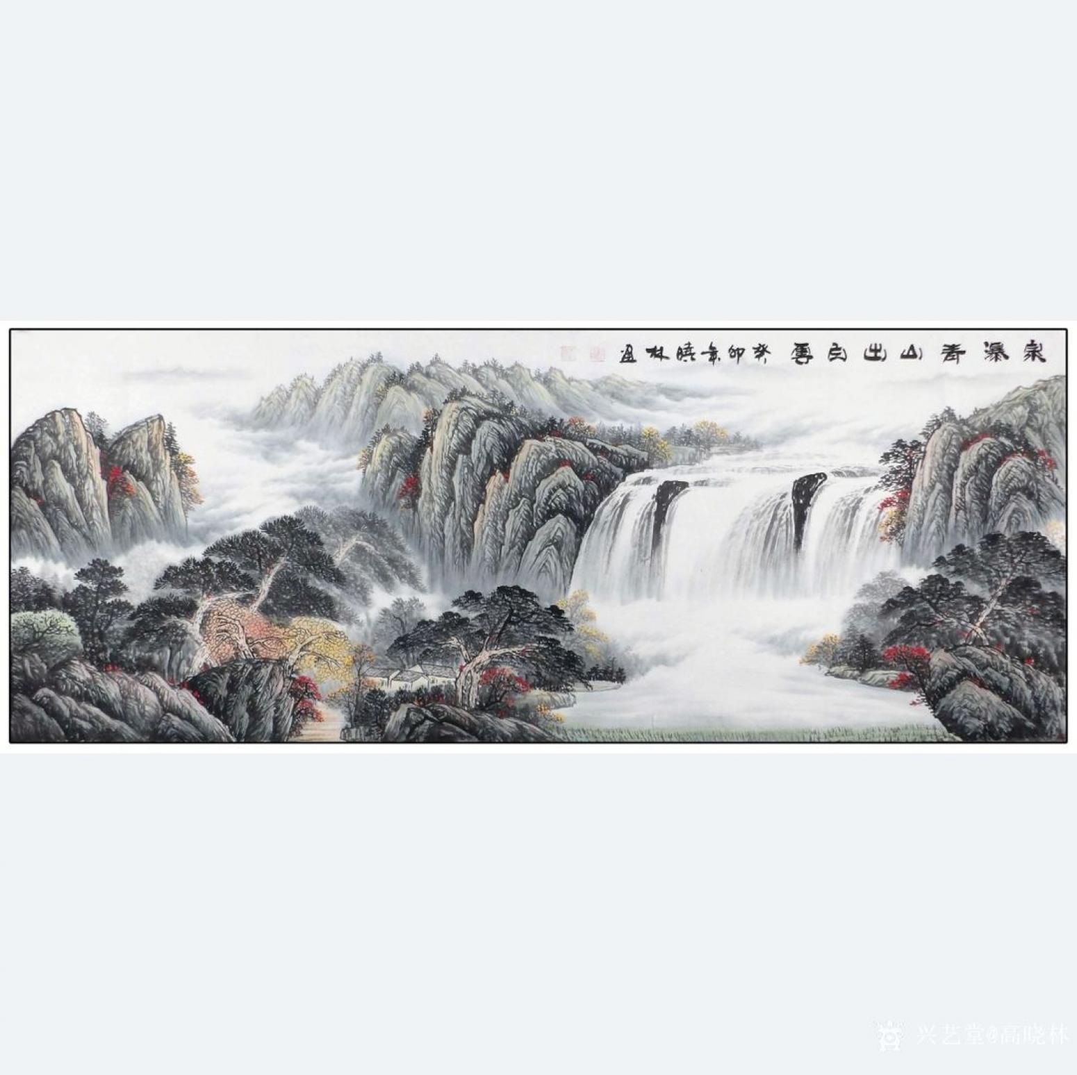 高晓林国画作品《高晓林（3840）》