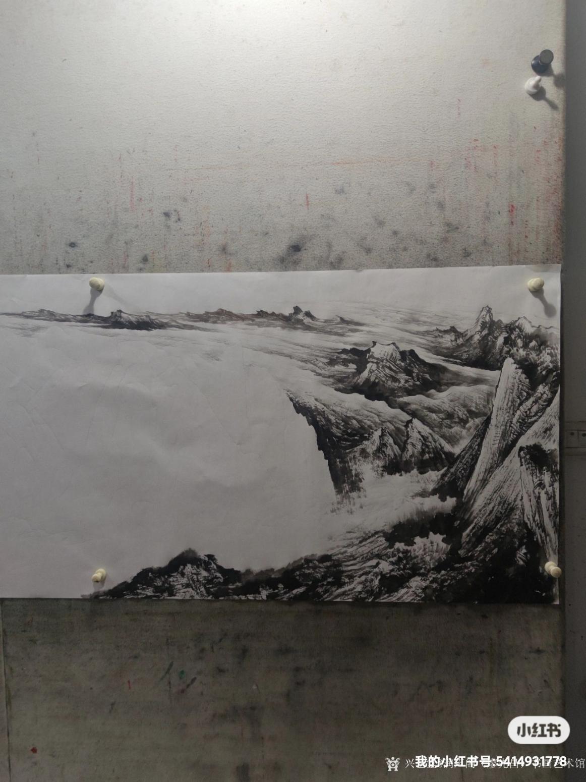 润声阁(廖先昌)书画艺术馆国画作品《云山》【图0】