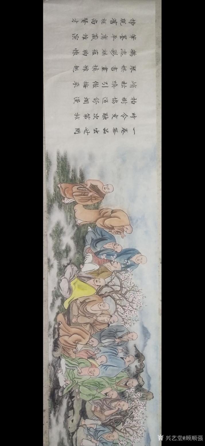 顾顺强国画作品《清明上河图》【图3】