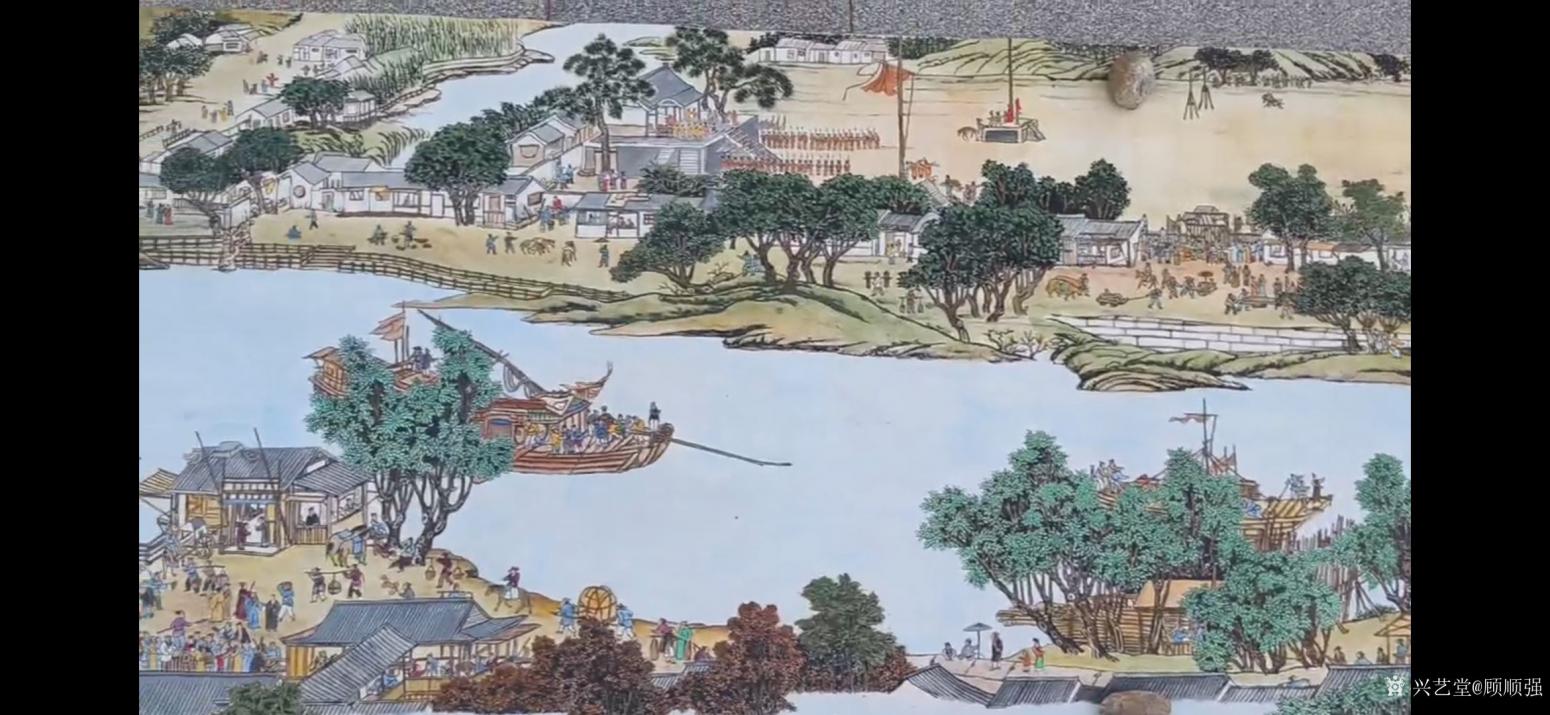 顾顺强国画作品《清明上河图》【图9】