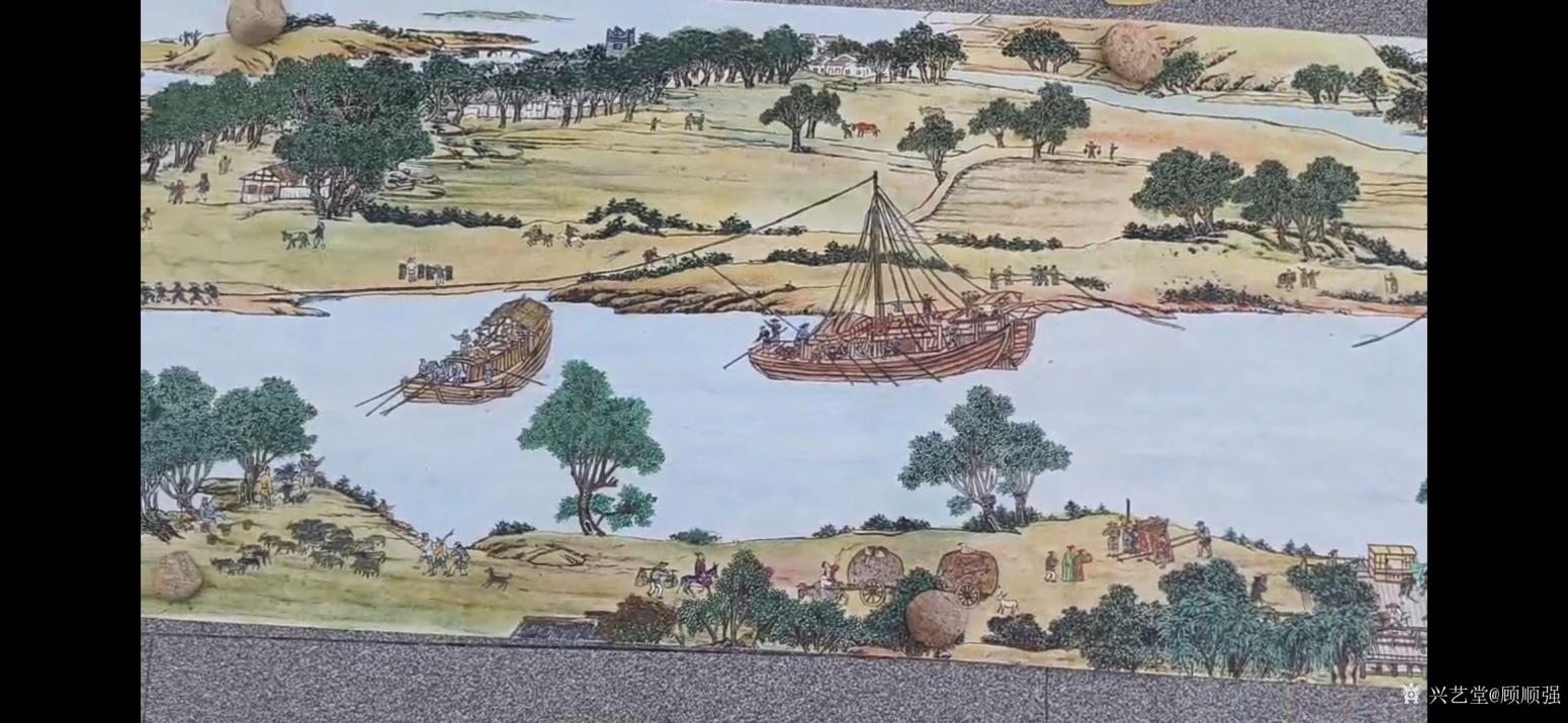 顾顺强国画作品《清明上河图》【图14】