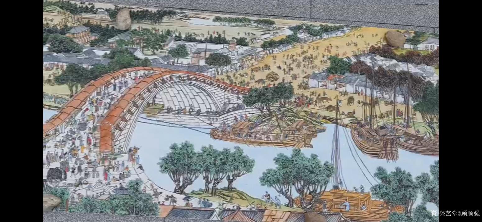 顾顺强国画作品《清明上河图》【图23】