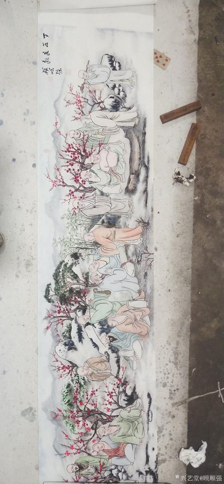 顾顺强国画作品《清明上河图》【图29】