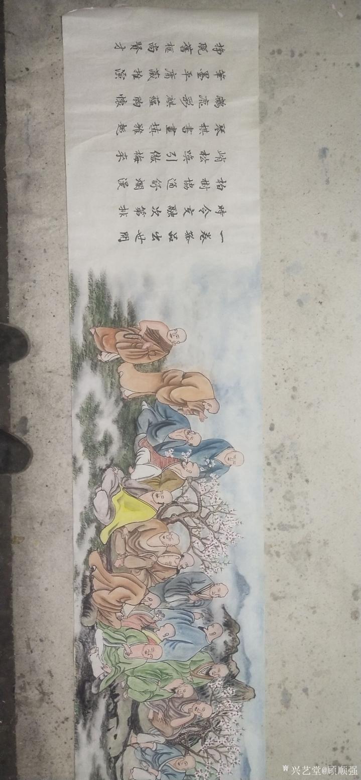 顾顺强国画作品《清明上河图》【图32】