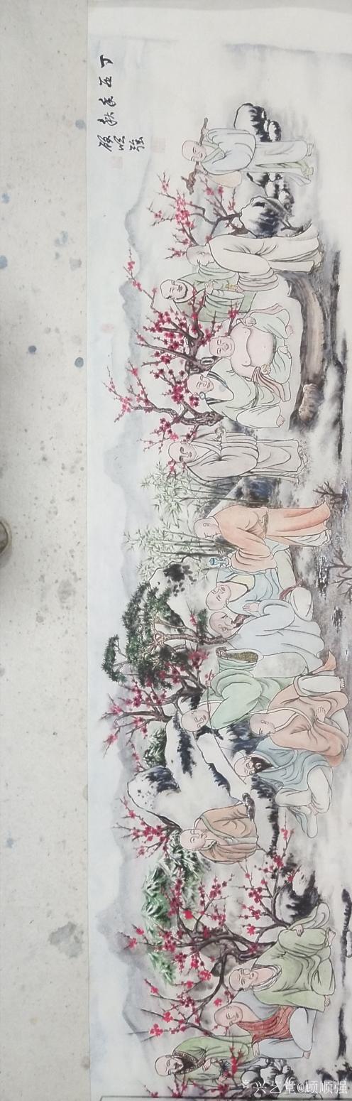 顾顺强国画作品《清明上河图》【图33】