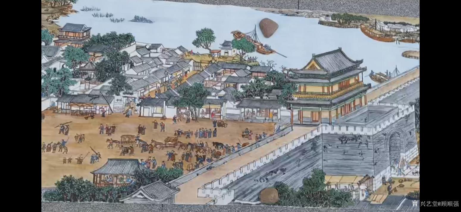 顾顺强国画作品《清明上河图》【图36】