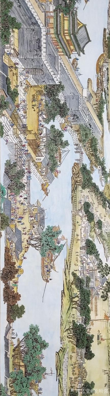 顾顺强国画作品《顾顺强长卷《上河图》》【图1】