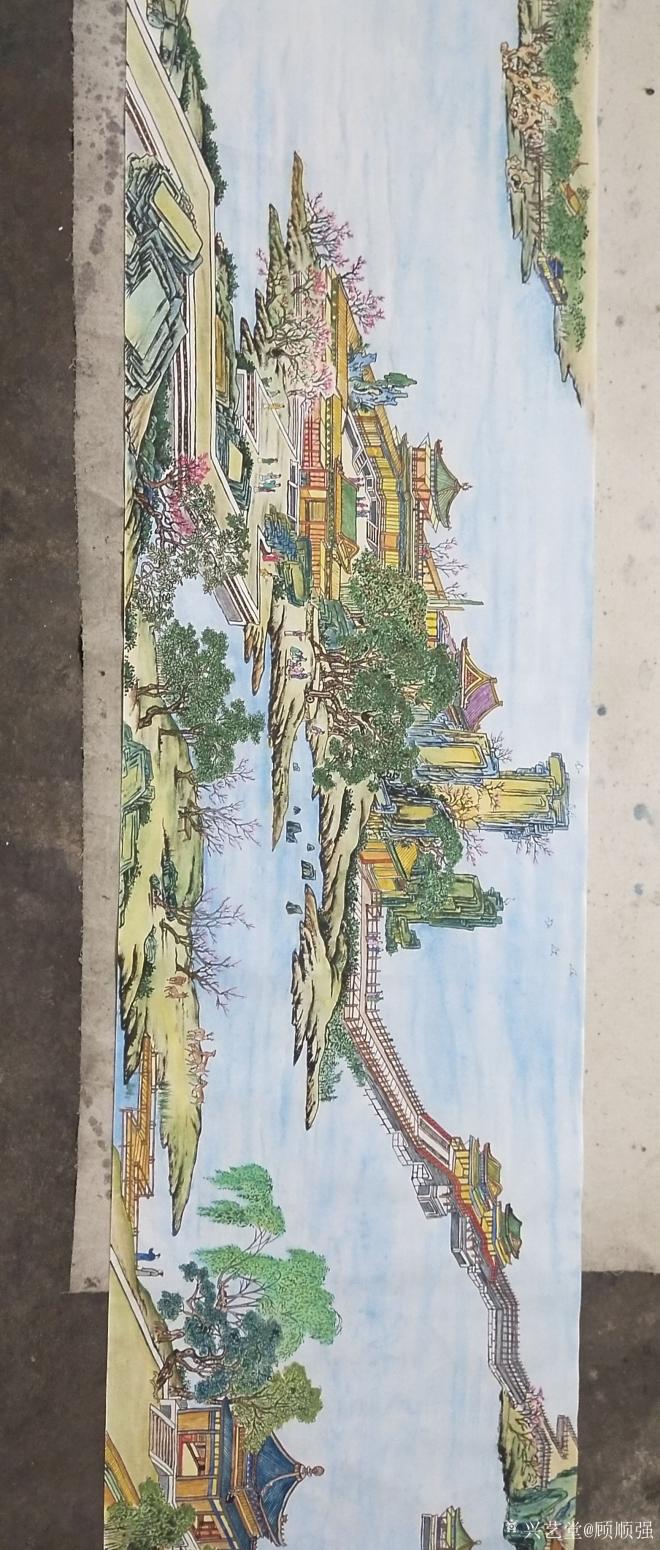 顾顺强国画作品《顾顺强长卷《上河图》》【图5】