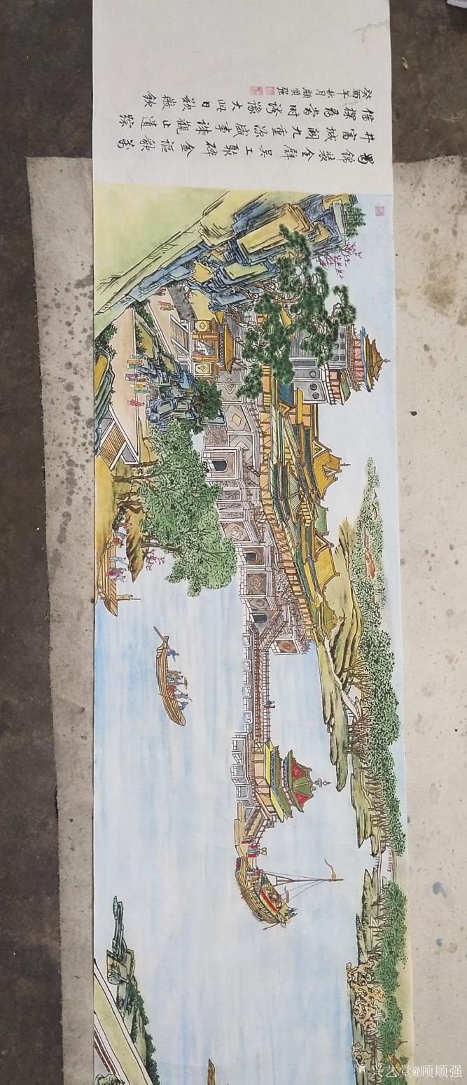顾顺强国画作品《顾顺强长卷《上河图》》【图6】