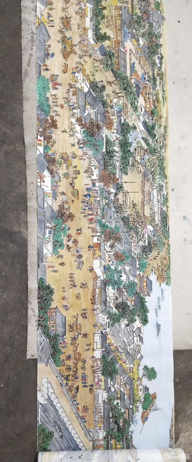 顾顺强国画作品《顾顺强长卷《上河图》》【图11】