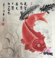 艺术家高文清日记:这是我眼中的鱼，富贵鱼，福寿鱼。【图0】