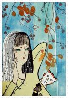 艺术家刘晓宁日记:眉梢眼角藏秀气，声音笑貌露温柔。（香香插画，欢迎订制）【图4】