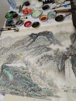 艺术家杨厚强日记:《画中秋》
一场秋雨一场寒,
此心不再盼过年。
回首孩【图0】