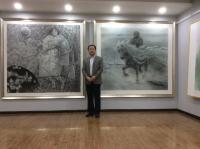 艺术家高显惠日记:祝贺我的启蒙老师郑新雨今天在鲅鱼圈成立＂新雨画院＂【图1】