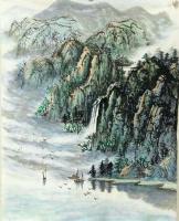 艺术家许贵才日记:中国优秀山水画画家许贵才作品！【图1】