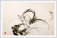 艺术家周牧天日记:~~~两天两补笔,总忘不掉这一幅,总感觉哪里还不到位,古语说【图0】