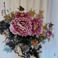 艺术家李同辉日记:今日完成的订制国画牡丹《天香》，已结缘【图2】