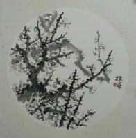 艺术家杨振华日记:近日创作的国画《梅花》【图1】