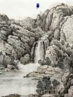 艺术家陈庆明日记:巨幅山水国画《富美家国》绘制过程,陈庆明【图5】