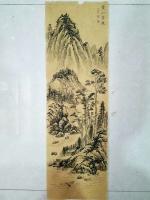 艺术家李高日记:近日国画作业几张,《寒山幕雪》、《夏林默钓》,祈诸友勿笑。【图3】