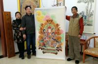 艺术家李忠信日记:中国佛教艺术书画院师兄艺友岁末雅集【图4】