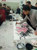 艺术家卢俊良生活:河北电视台，《跟着画家去旅行》栏目青县笔会【图1】