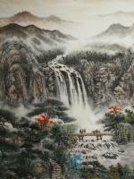 艺术家胡宝成日记:本人作品小八尺245/98全手绘。【图3】