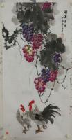 艺术家韩宗华日记:天冷，吃葡萄吧，不够吃的还有,大家别客气。快过年了，成双成对【图0】