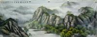 艺术家卢俊良日记:山水画《太行三月春来早》，《喜看山乡春来早》，小六尺，卢俊良【图1】