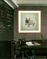 艺术家马新荣日记:新作卡纸 《狗年吉祥》 方斗 马新荣作品【图1】