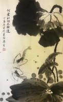 艺术家石广生日记:国画《何处江湖不相逢》石广生。喜欢画虾的人，估计都比较懒。因【图0】