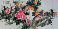 艺术家宋东海日记:宋东海作品两幅 《花开富贵，万事吉祥》、《独领群芳》，横幅，【图0】