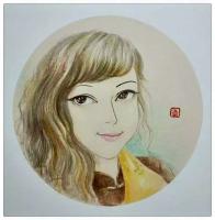 艺术家刘晓宁日记:美女们趁你们年轻赶紧定做一张自己的肖像吧，每次出现场大部分是【图2】