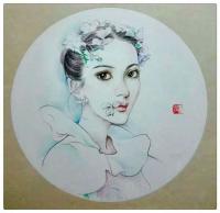 艺术家刘晓宁日记:美女们趁你们年轻赶紧定做一张自己的肖像吧，每次出现场大部分是【图4】