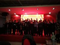 艺术家朱德茂生活:受邓运东董事长热情邀请,参加上海东阔实业公司年会,【图5】