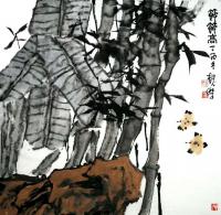 艺术家魏杰日记:魏杰老师 水墨画 小作几幅 谢谢各位一直以来的支持 祝大家节【图1】