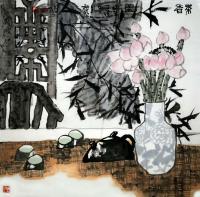 艺术家魏杰日记:魏杰老师 水墨画 小作几幅 谢谢各位一直以来的支持 祝大家节【图5】