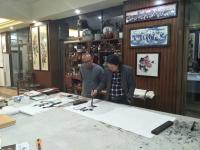 艺术家叶仲桥生活:到年底了,各种会议,各样喜事连连,人大代表会议结束,晚上挥毫【图5】