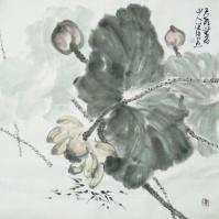 艺术家胡小炜(润德)日记:四尺斗方花鸟
胡小炜、字润德号【图4】