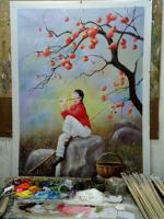 艺术家凌振宁日记:油画作品《岁月如歌》完成,凌振宁。欢迎来照片或图样订制。【图0】