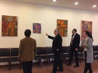 艺术家李尊荣收藏:画家王广然应亚美尼亚大使谢尔盖·马纳萨良邀请,一带一路文化交【图1】