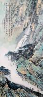 艺术家李亚南日记:李亚南国画工作室《松崖访友图》，尺寸70×150【图2】