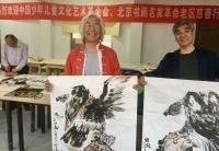 艺术家王贵烨生活:北京书画名家革命老区慈善行，感谢天下所有爱心人士。【图1】