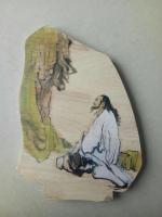 艺术家陈刚收藏:来的新东西,扇面改木片,是不是很有立体感啊【图2】