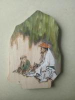 艺术家陈刚收藏:来的新东西,扇面改木片,是不是很有立体感啊【图3】