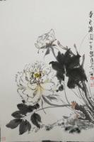 艺术家张大石日记:新出炉的国画花鸟作品《金玉满堂》《春色满园》，《荷香十里》尺【图3】